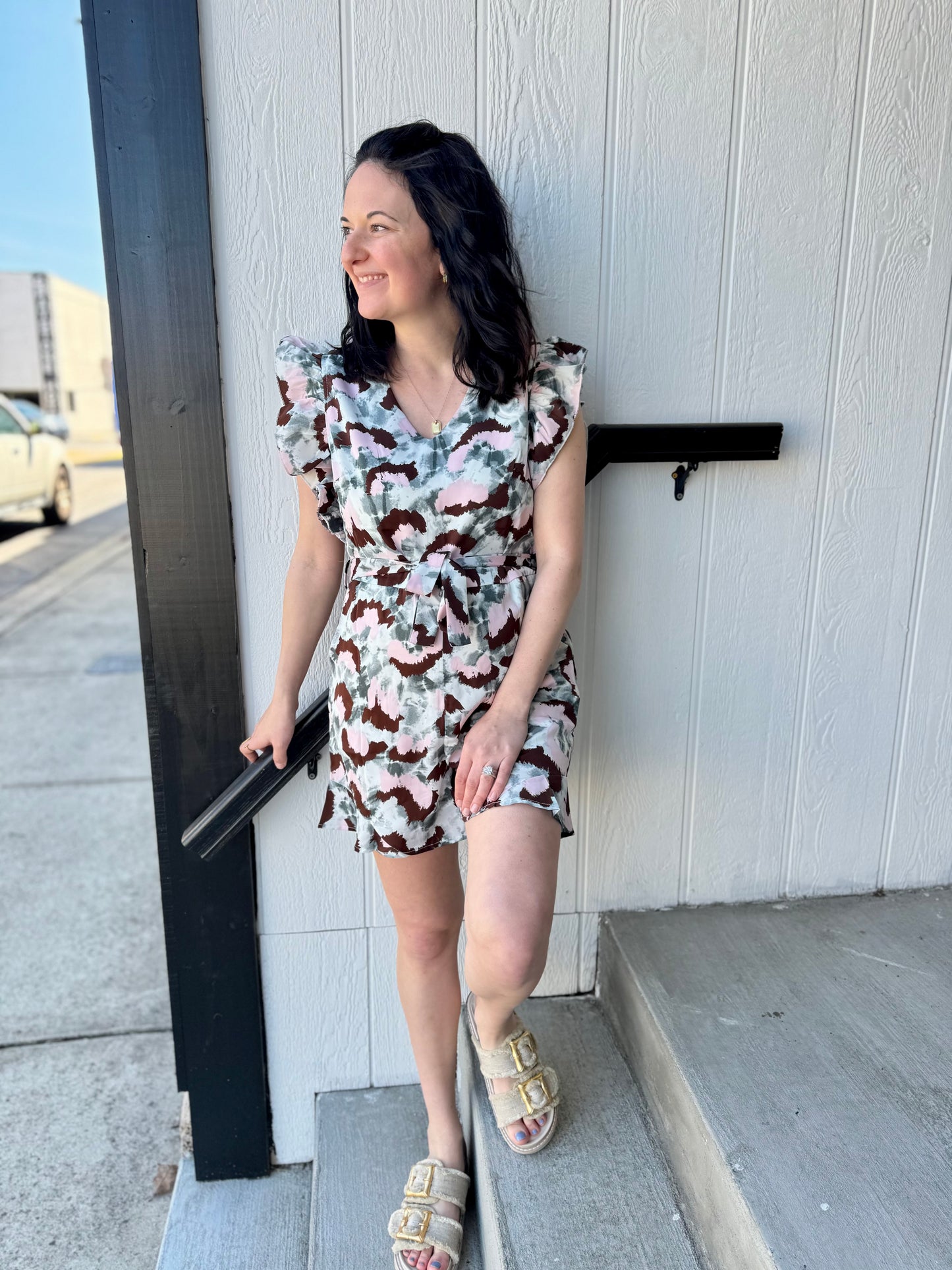Vibe Catcher Leopard Romper