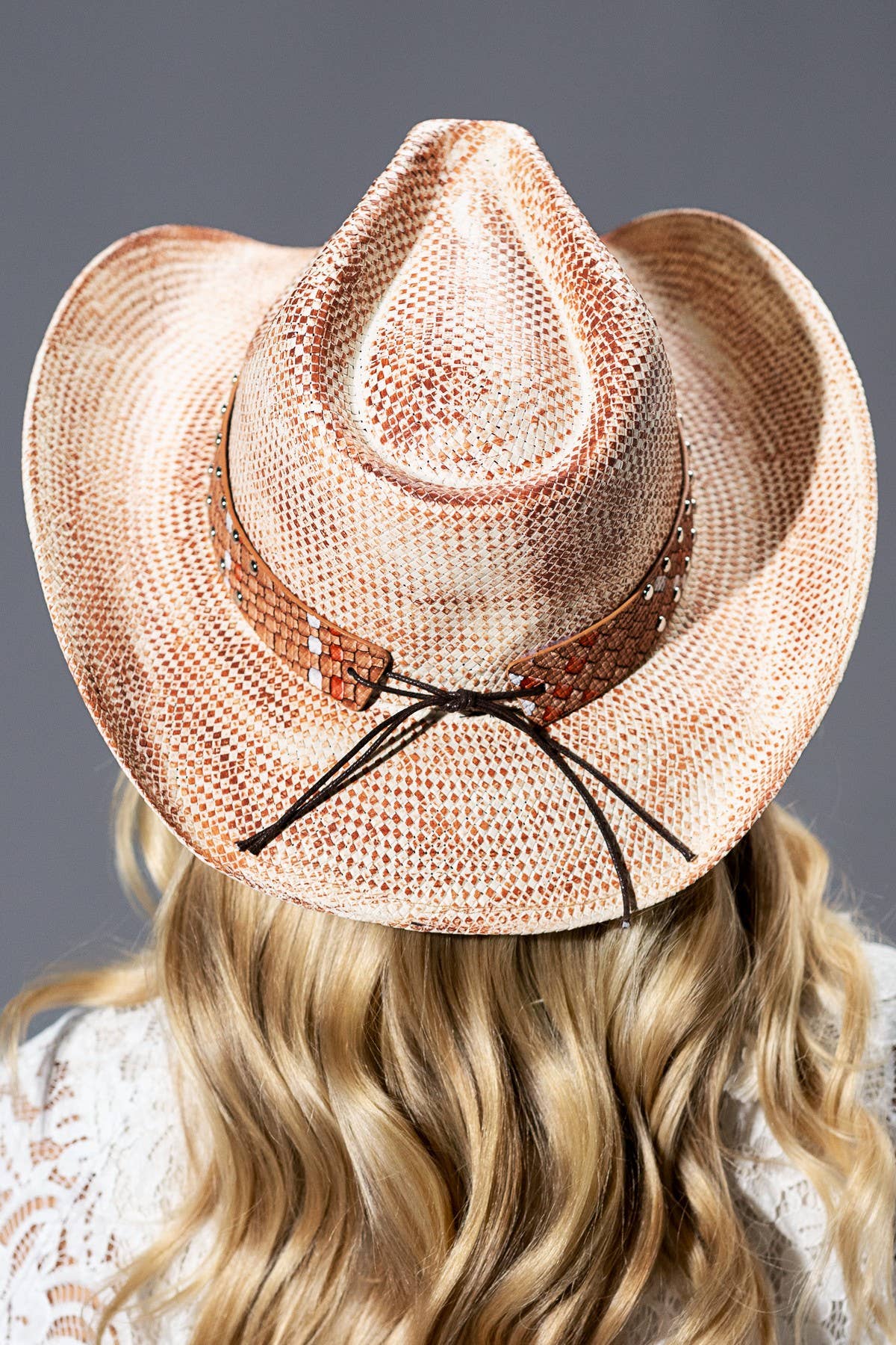 Vintage Cowboy Hat in Light Rust