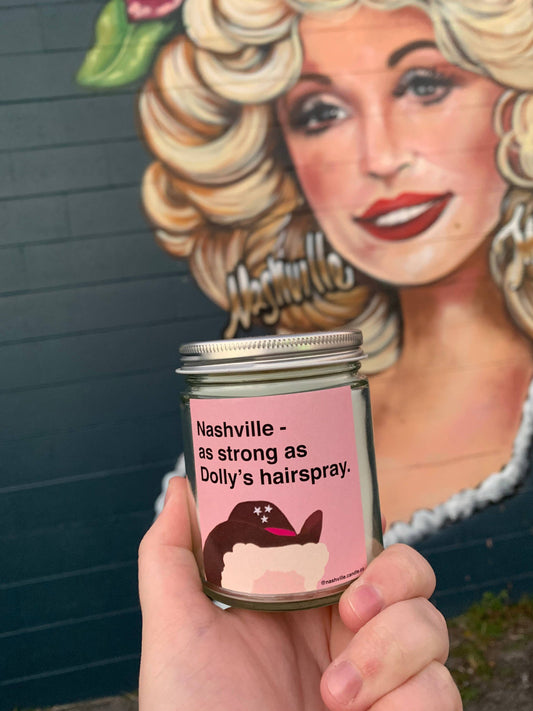 Nashville - as strong as Dolly's hairspray Candle