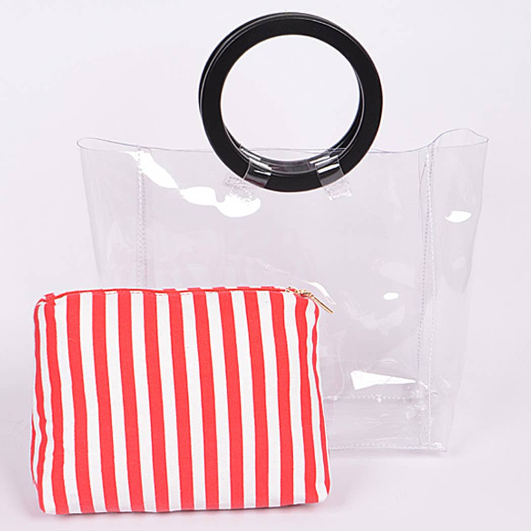 circle clutch bag and insert